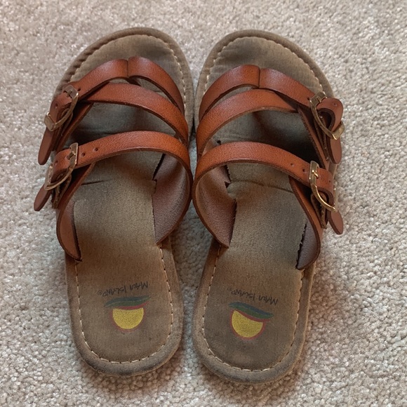 Girls Brown Sandals - Picture 2 of 3